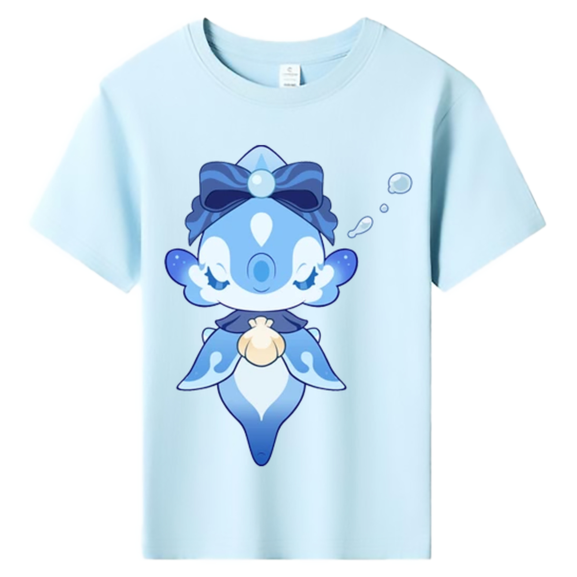 げんし神 フリーナ genshin Furina 綿100％キッズTシャツ（フロントプリント）